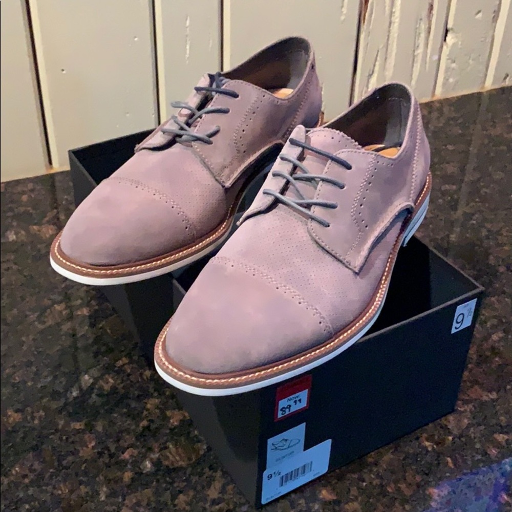 Brand New Aston Grey Oxford Shoes.